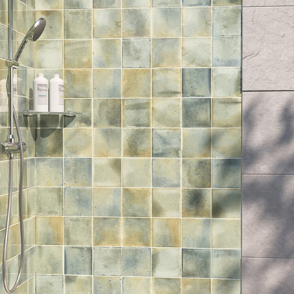 Πλακάκι πισίνας Celadon 15x15 cm Equipe